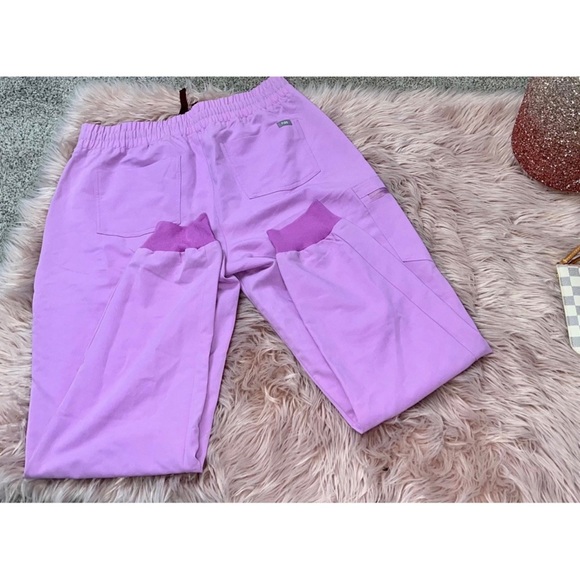 NEW FIGS Zamora High Waisted Joggers - Dusk- Large - Picture 5 of 7